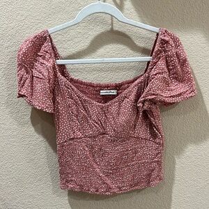 Abercrombie & Fitch Short Sleeve Blouse